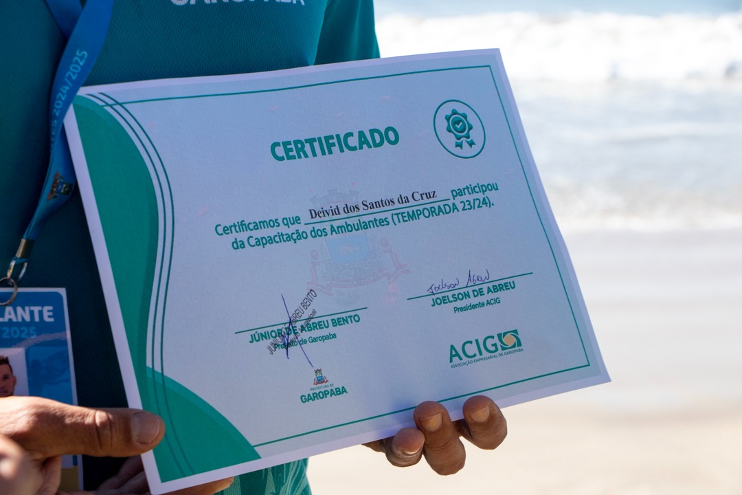 Leia mais sobre o artigo Prefeitura de Garopaba promove capacitação para vendedores temporários da temporada 2025/2026